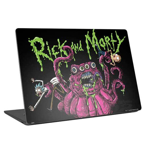 Adult Swim Rick and Morty Tentacle Attack Universal Laptop 16.6in (13.4 x 9.7in) Skin